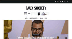 Desktop Screenshot of fauxsociety.com